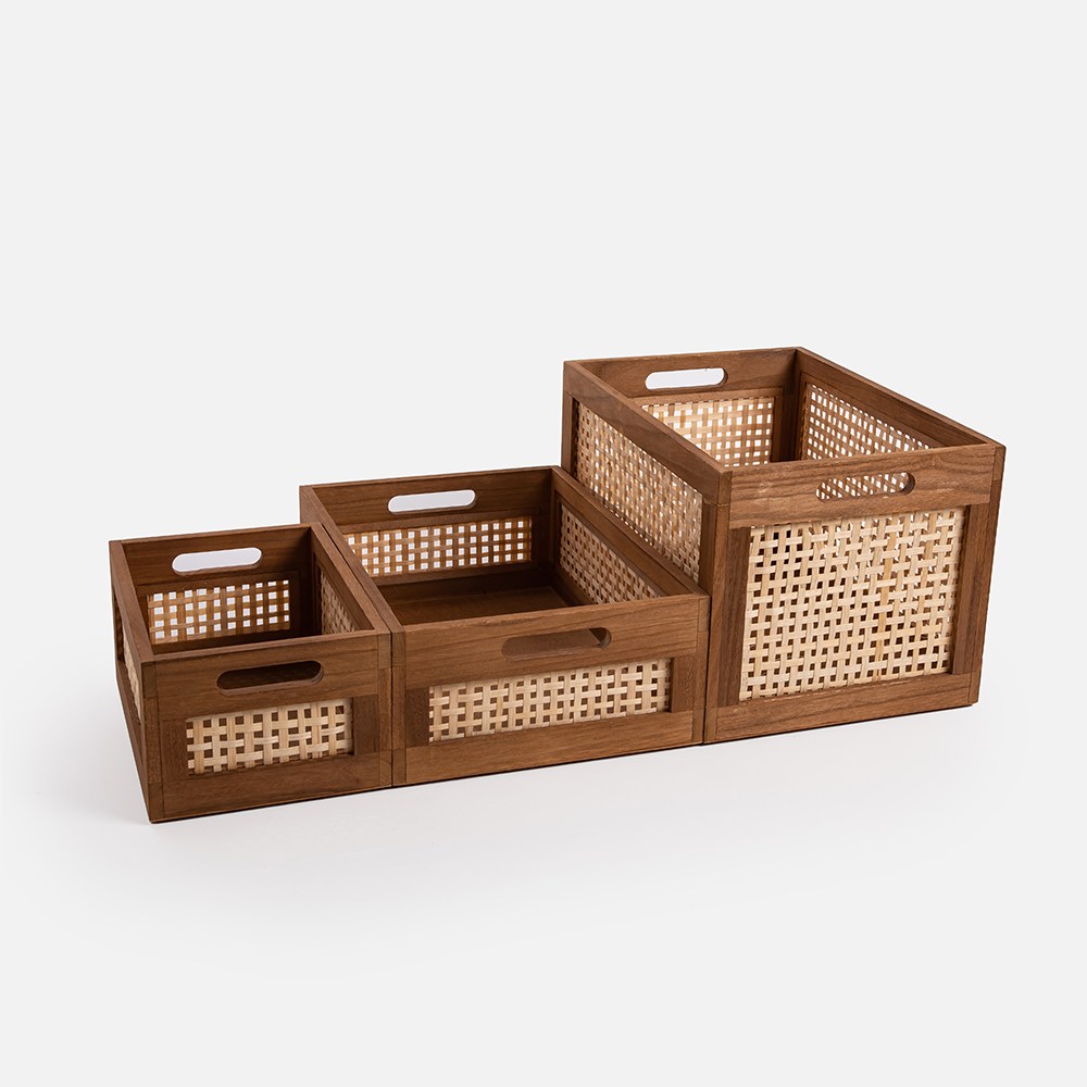 特力屋可堆疊竹編桐木箱-中38X27X13.9公分｜層架收納｜特力屋．特力屋