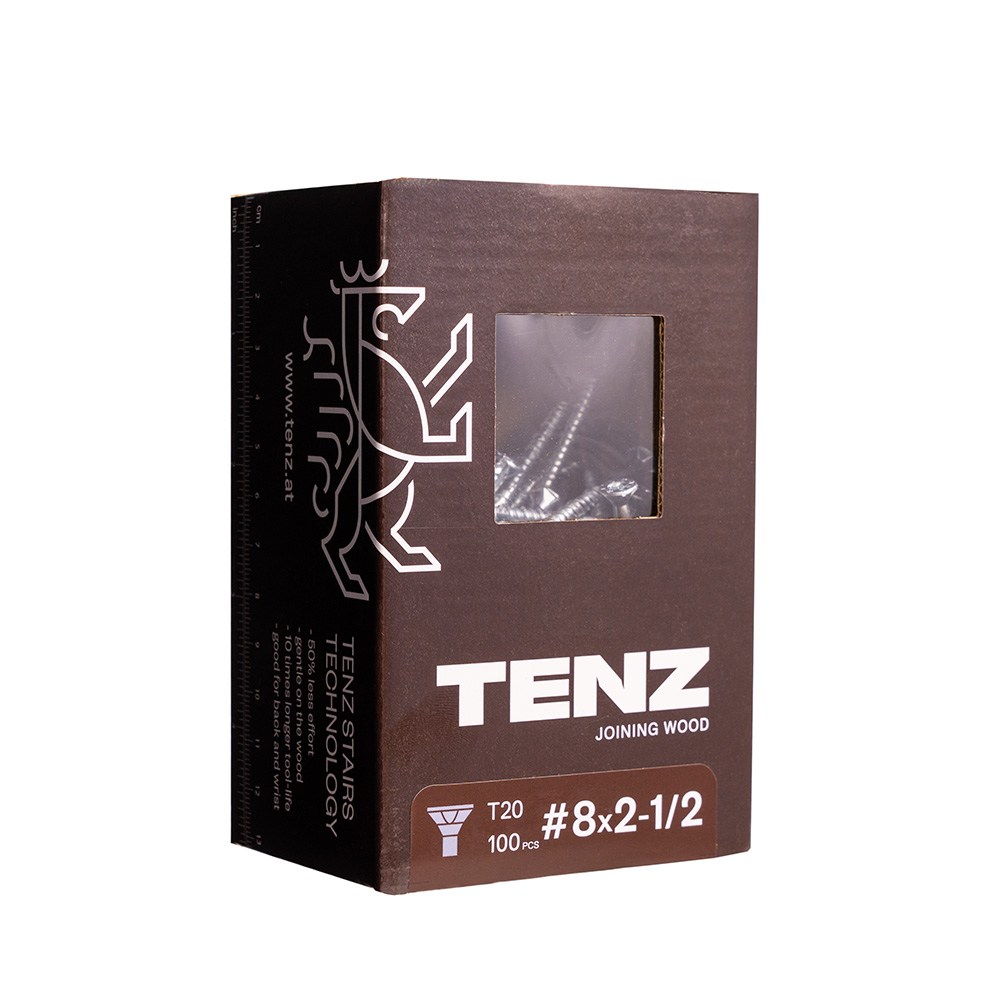 TENZ登馳低耗能星型木螺絲#8x2-1/2 小盒裝｜五金工具｜特力屋．特力屋