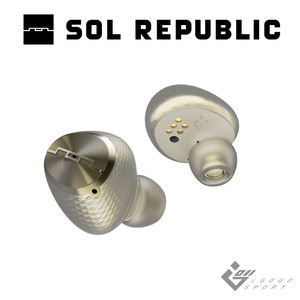 Sol Republic Amps Air + 降噪真無線藍牙耳機香檳金