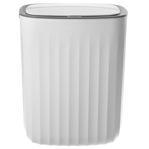 HomeZone 智能感應垃圾桶 10L 長方型 白色