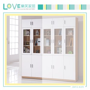 【LOVE樂芙】瓦艾美北歐2.7尺六門高書櫃