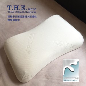 T.H.E.銀離抗菌恆溫親水記憶枕-蝶型側睡型(2入)釋壓氣不悶熱可拆洗舒柔表布