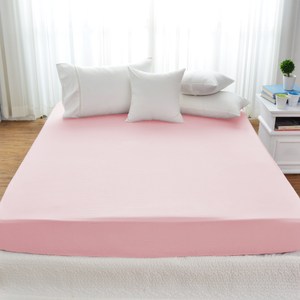 Cozy inn極致純色-300織精梳棉床包-特大(多款顏色任選)珠光粉