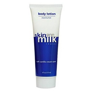 進口Skin Milk嫩白身體乳液-香草味(177ml)*6