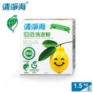 清淨海 檸檬系列環保洗衣粉1.5kg (6入組)