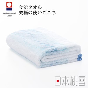 日本桃雪【今治水泡泡浴巾】海水藍