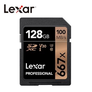Lexar® 128GB  667x SDXC™ UHS-I 記憶卡