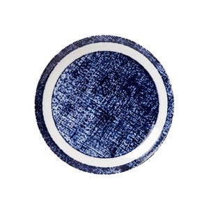 日本藍印圓盤21cm紋理