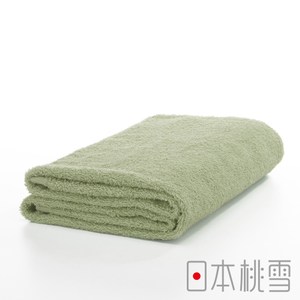 日本桃雪【精梳棉飯店浴巾】豆綠