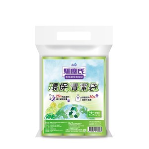 驅塵氏香氛環保清潔袋-檸檬香(大)(3入)