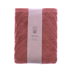 HOLA 葡萄牙純棉毛巾-雲葉紅40x80cm