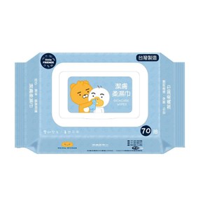 Kakao Friends-潔膚柔濕巾 70抽掀蓋 台灣製造*32箱購