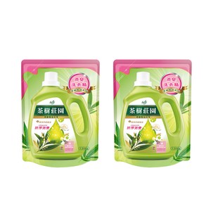 (組)茶樹莊園-茶樹天然濃縮消臭洗衣精補充包2入