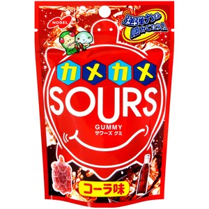 日本諾貝爾-SOURS烏龜造型可樂風味軟糖45g