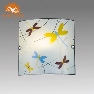 【Honey Comb】多彩蜻蜓玻璃壁燈(LB-32113)