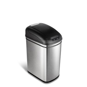【美國NINESTARS】時尚不銹鋼感應垃圾桶30L廚衛系列