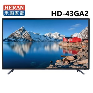 HERAN禾聯 43吋9H強化玻璃液晶顯示器+視訊盒 HD-43GA2