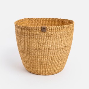 SOLOKO Nuna 象草收納籃M 自然色