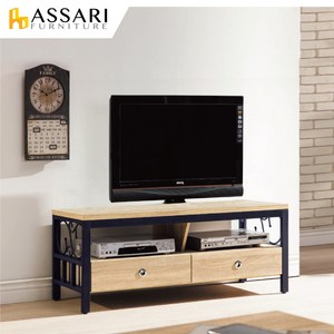 ASSARI-鋼尼爾4尺電視櫃(寬121x深40x高48cm)