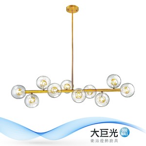 【大巨光】工業風-G4 LED 5W 10燈吊燈-大(ME-1732)