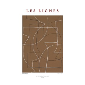 丹麥ThePosterClub 裝飾畫50x70cm Les Lignes