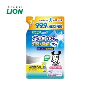 日本獅王 99.9% 廁所臭臭除 愛犬用 補充包x2入