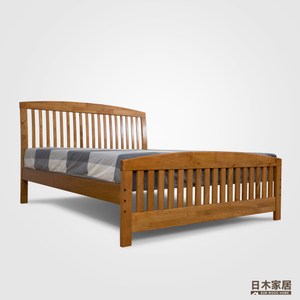 [特價]【日木家居】Pat帕特雙人5尺實木床台/床架