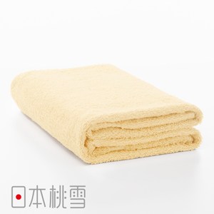 日本桃雪【居家浴巾】奶油黃