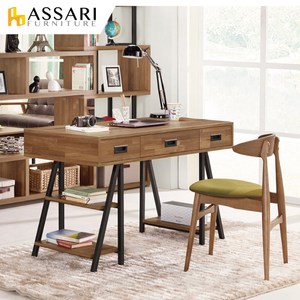 ASSARI-柏德4尺書桌(寬120x深60x高76cm)