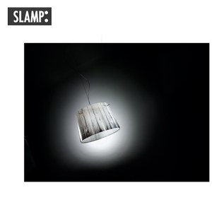 【SLAMP】WOODY 吊燈-白/藍藍色