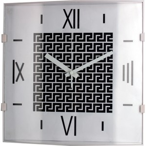 【JUSTIME 鐘情坊】設計個性風格方型時鐘 清晰易讀  靜音掛鐘羅馬二