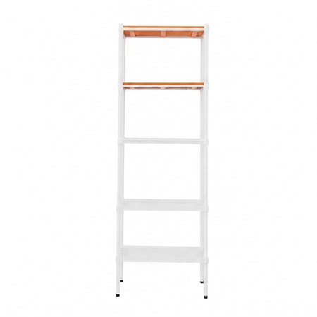 dayneeds】松木60x30x210公分五層烤白收納層架原木｜層架收納｜特力屋